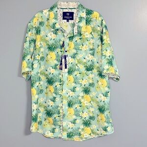 INTERNATIONAL REPORT TROPICAL COLLECTION MENS HAWIIAN PRINT SHIRT SIZE XX-L NWT